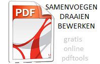 PDF samenvoegen - PDF draaien
